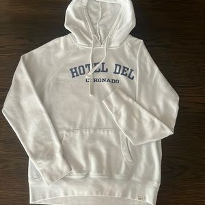 Hotel del coronado cute hoodie, size small